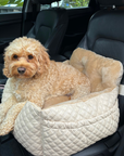 Premium Luxury Dog Car Seat - Comfortable and Secure Pet Travel Solution for Small to Small Dogs