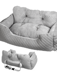 Premium Luxury Dog Car Seat - Comfortable and Secure Pet Travel Solution for Medium Dogs